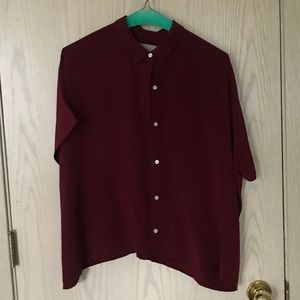 Everlane Clean Silk Square Shirt